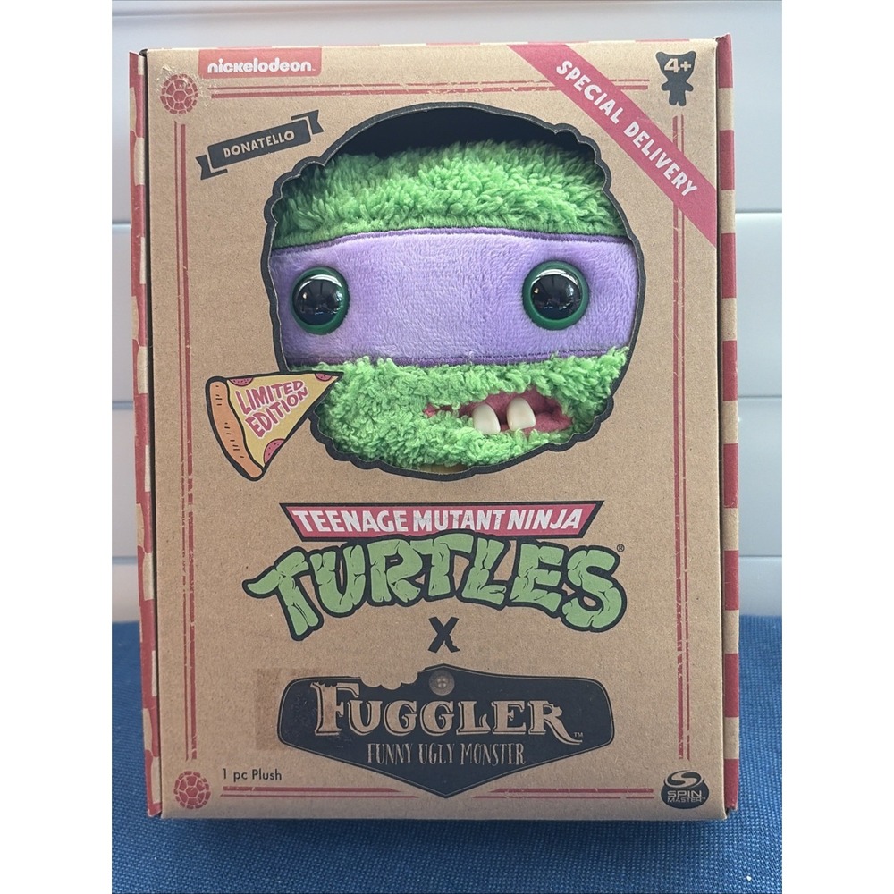 Teenage Mutant Ninja Turtles Fuggler Donatello  Plush Limited Edition NEW SEALED